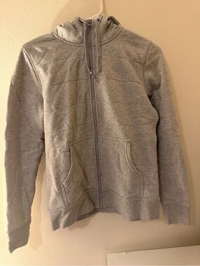 The North Face Heather Gray Women's Zip Hoodie